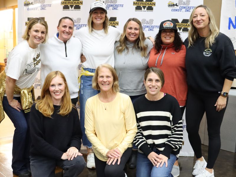 Diane Axelson with former players