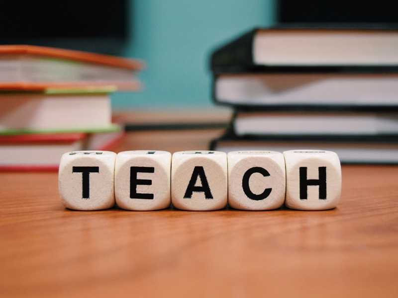 The word "teach"