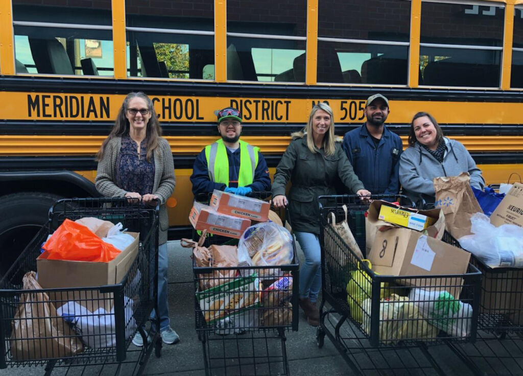 MSD bus drivers food drive